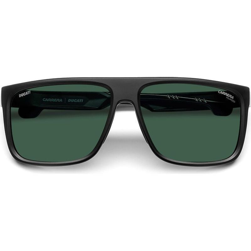 Carduc 011/S, Matte Black/Green Polarised Lenses