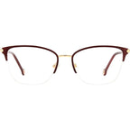 CH 0033, Gold Burgundy/Clear Lenses