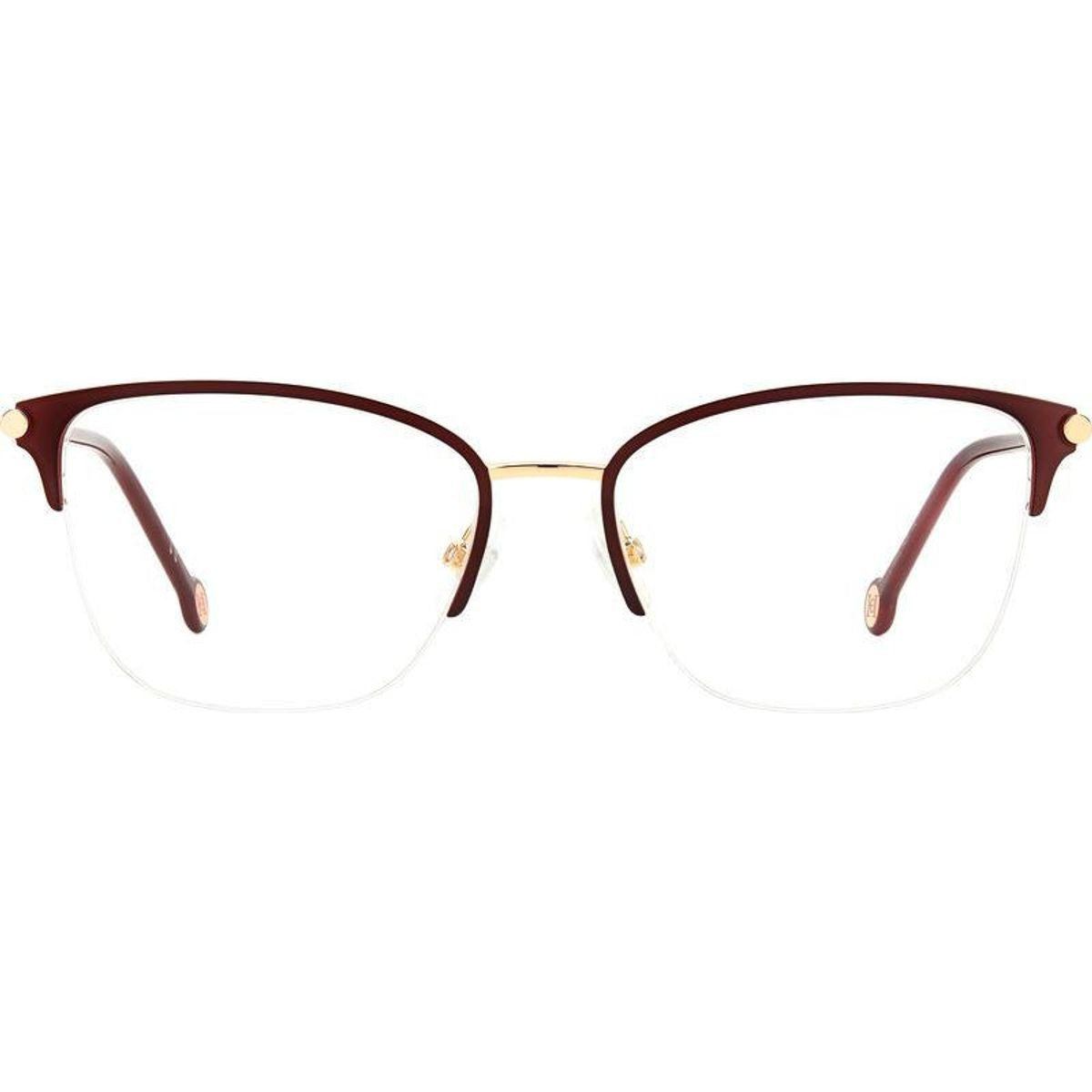 CH 0033, Gold Burgundy/Clear Lenses