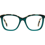 HER 0146, Green Havana/Clear Lenses