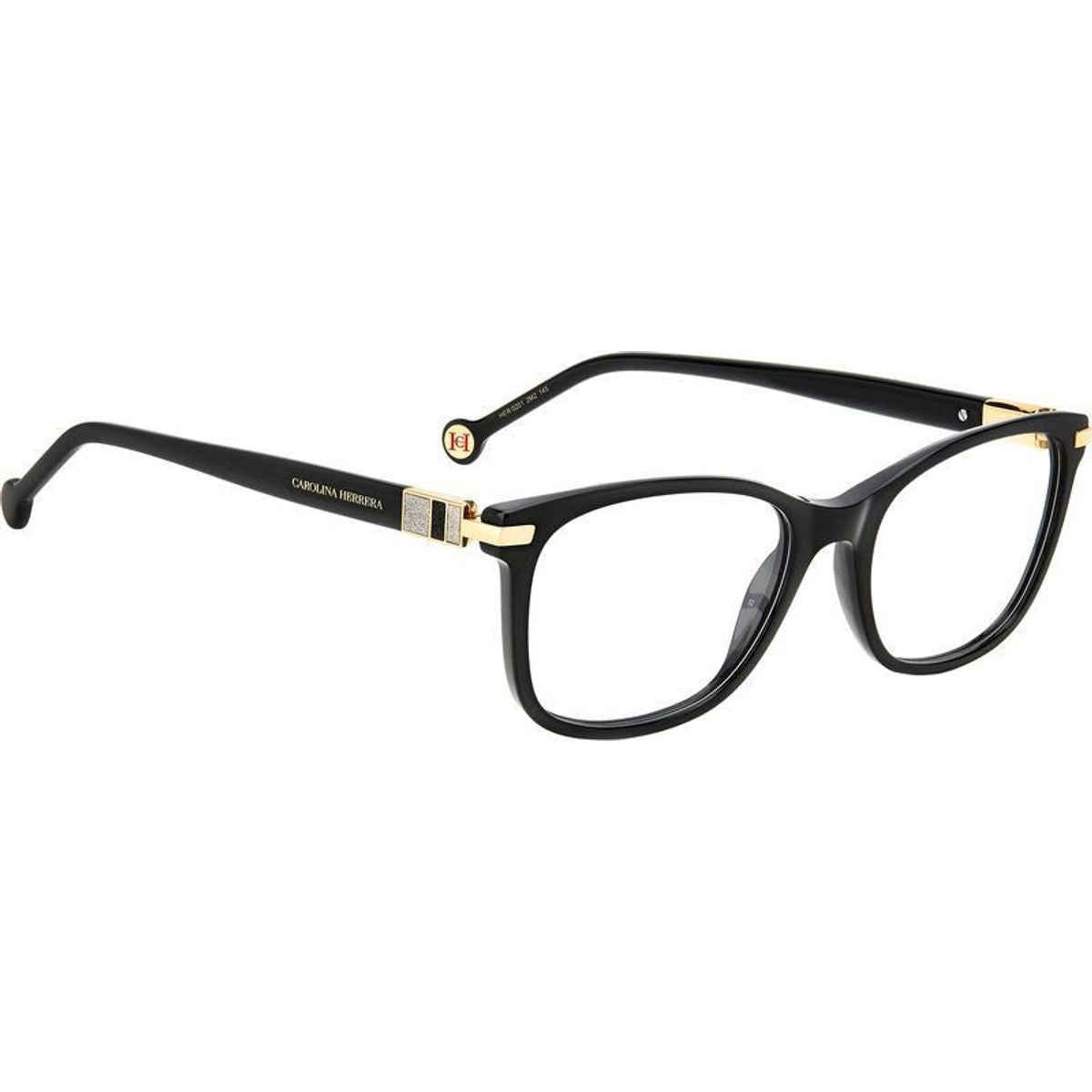 HER 0201, Black Gold/Clear Lenses