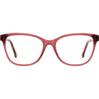 HER 0239, Burgundy Red Havana/Clear Lenses