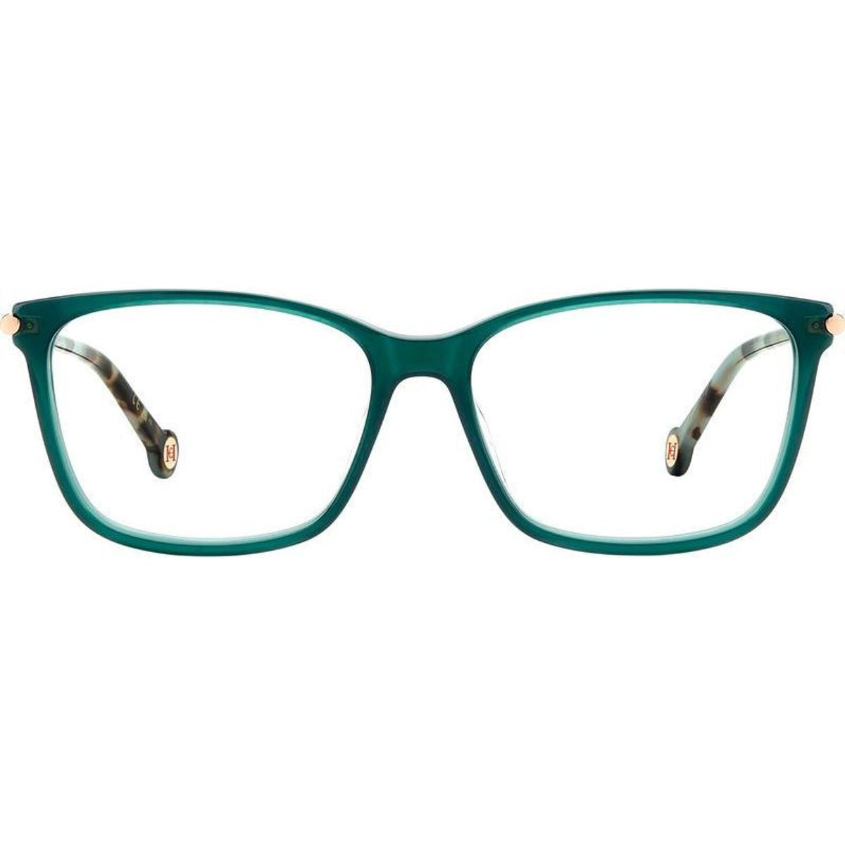 HER 0199/G, Green Havana/Clear Lenses