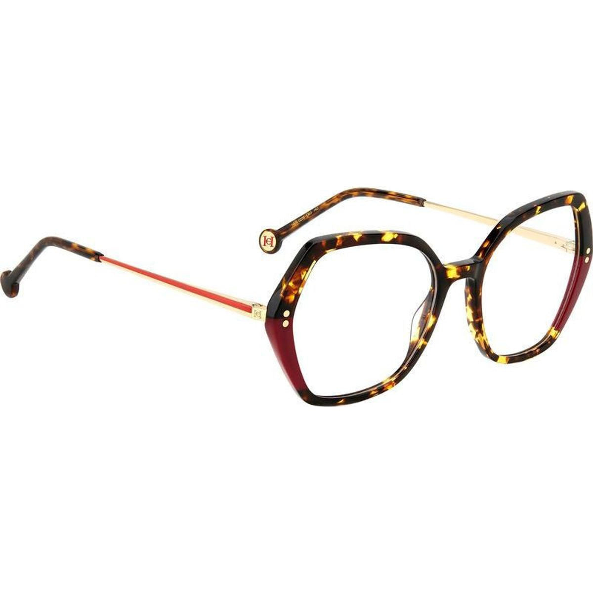 HER 0205, Havana Red/Clear Lenses