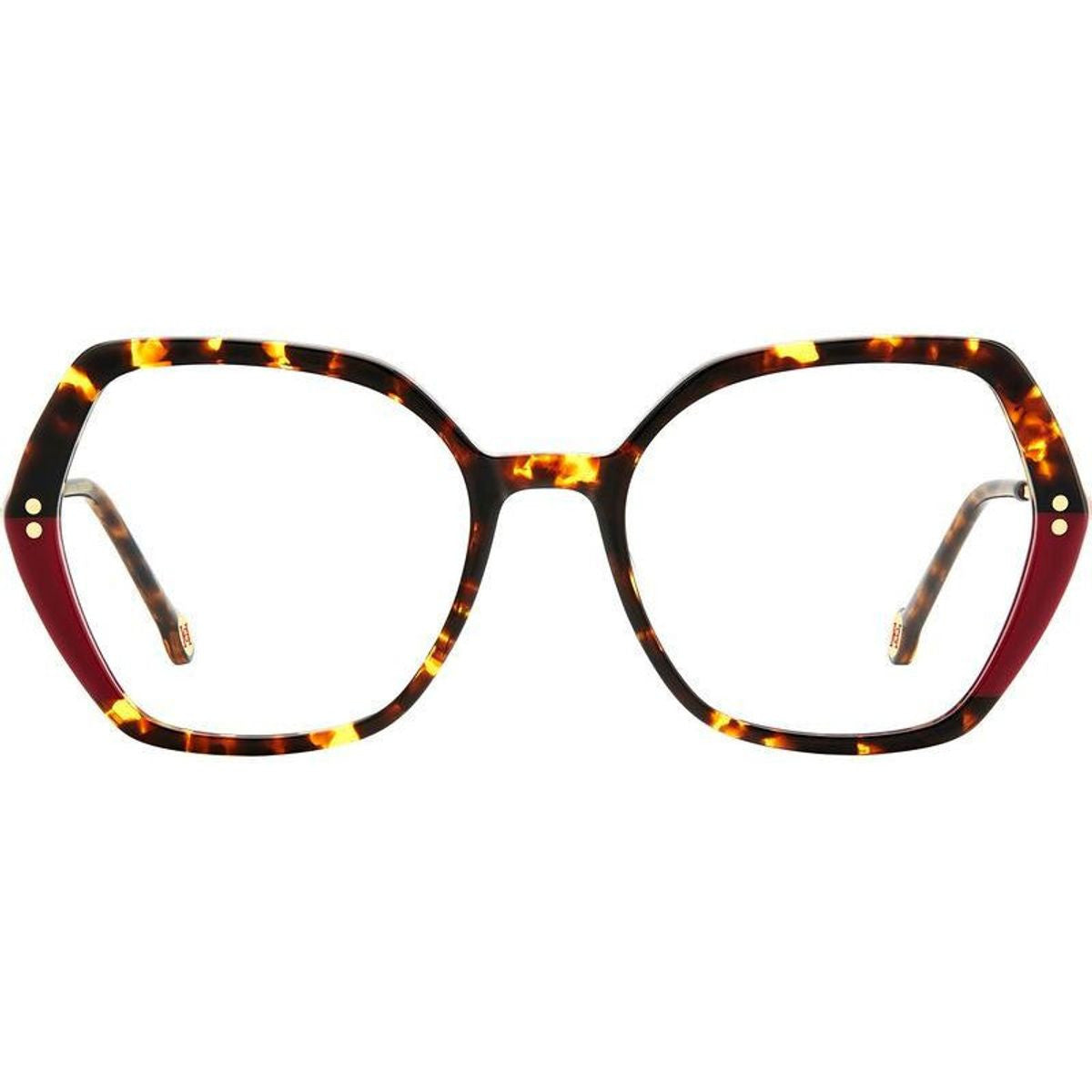 HER 0205, Havana Red/Clear Lenses