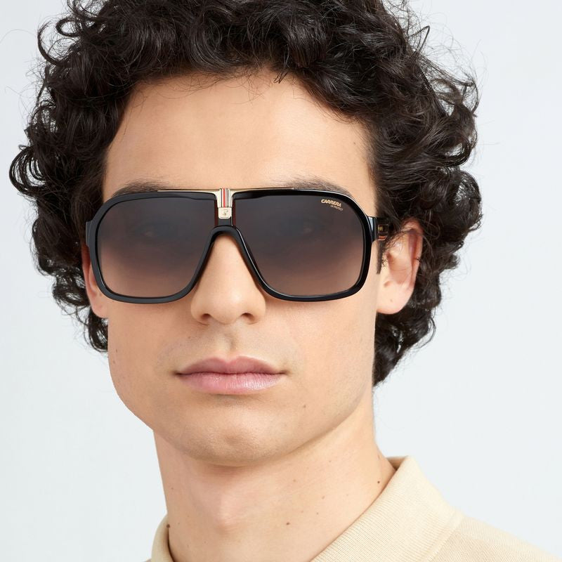 1014/S Gold, Black/Brown Gradient Lenses