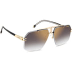 1054/S, Gold and Black/Grey Gold Gradient Mirror Lenses