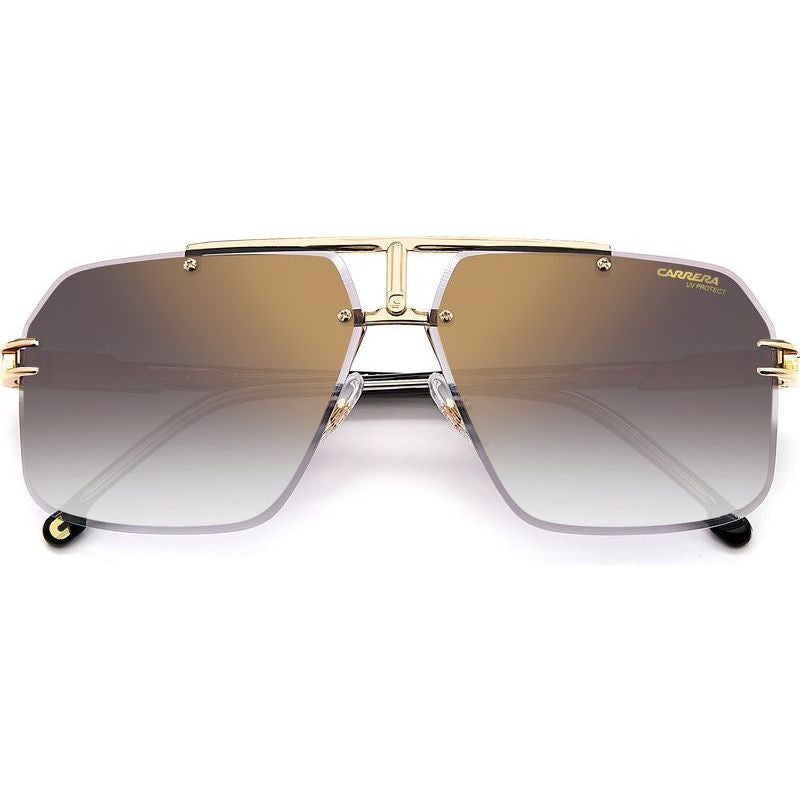 1054/S, Gold and Black/Grey Gold Gradient Mirror Lenses