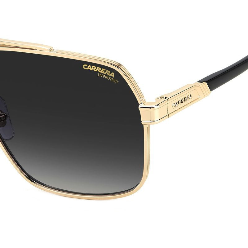 1055/S, Black and Gold/Dark Grey Gradient Lenses