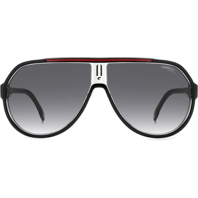 1057/S, Black Red/Dark Grey Gradient Lenses