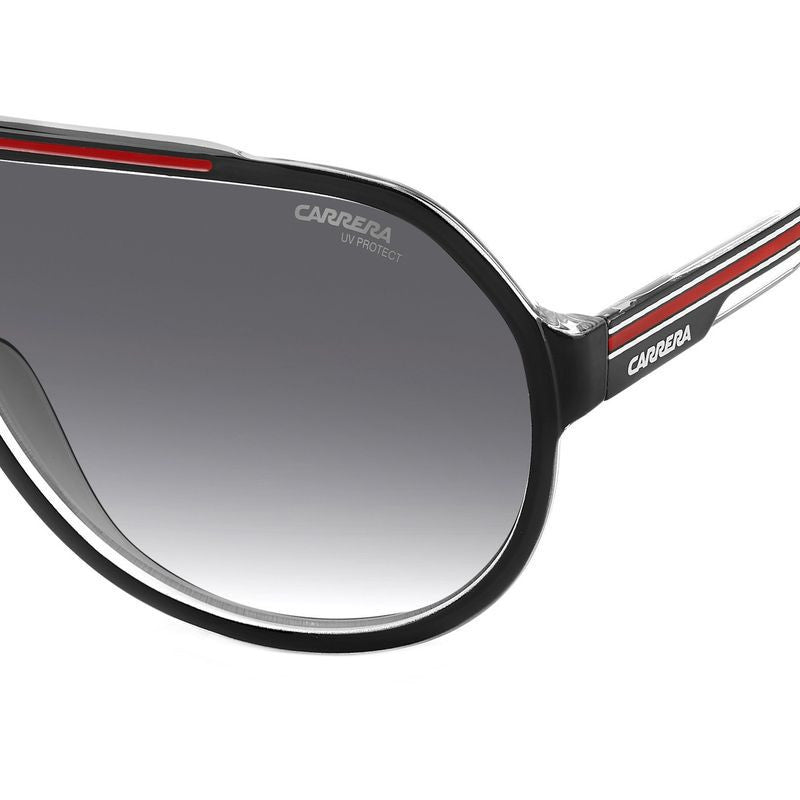 1057/S, Black Red/Dark Grey Gradient Lenses