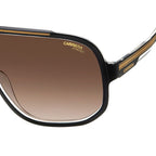 1058/S, Black and Gold/Brown Gradient Lenses