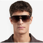 1066/S, Matte Black/Brown Gradient Lenses