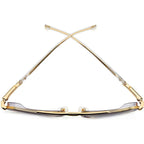 1069/S, Crystal Gold/Grey Gold Mirror Lenses