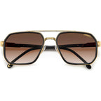 1069/S, Matte Black Gold/Brown Gradient Lenses