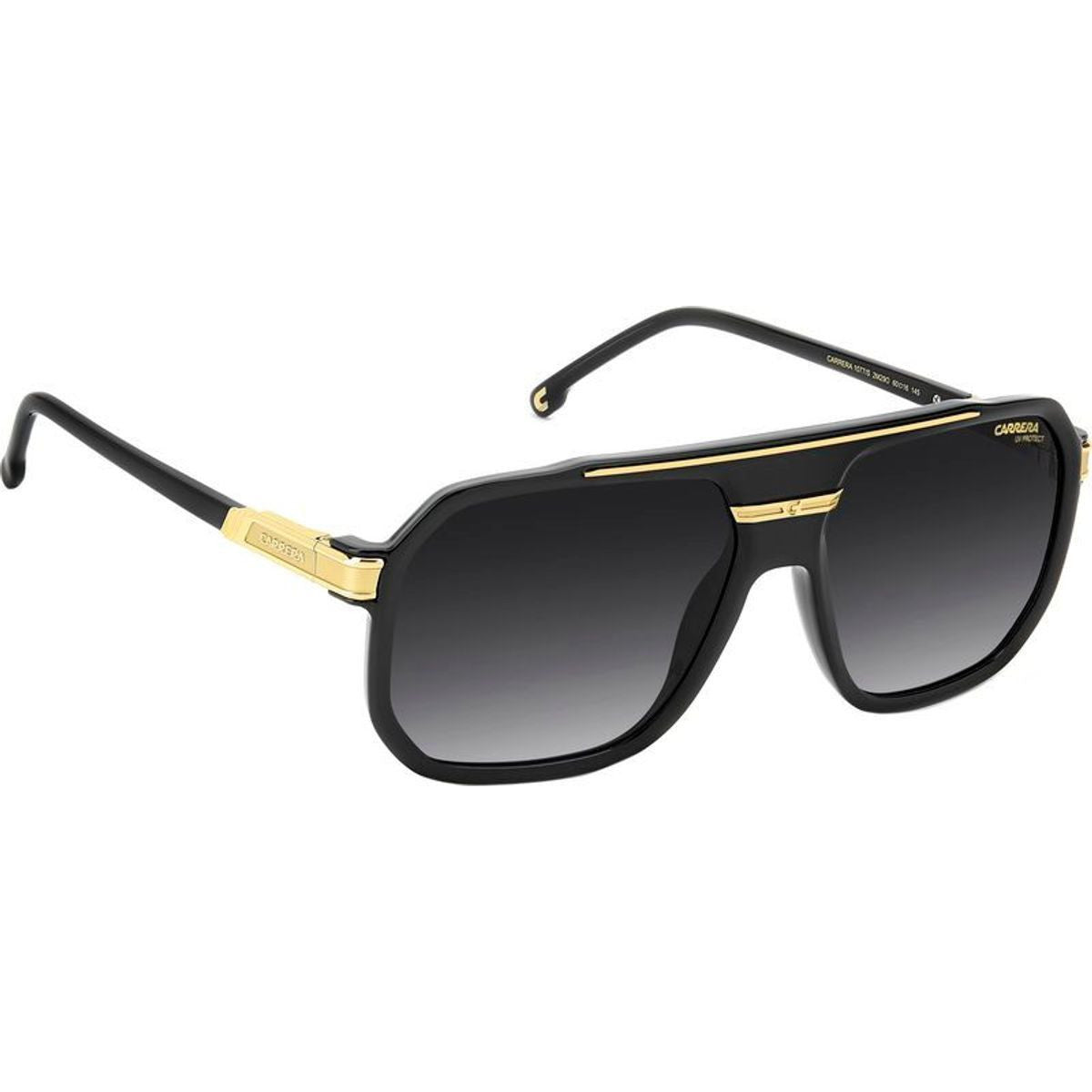 1077/S, Black and Gold/Dark Grey Gradient Lenses