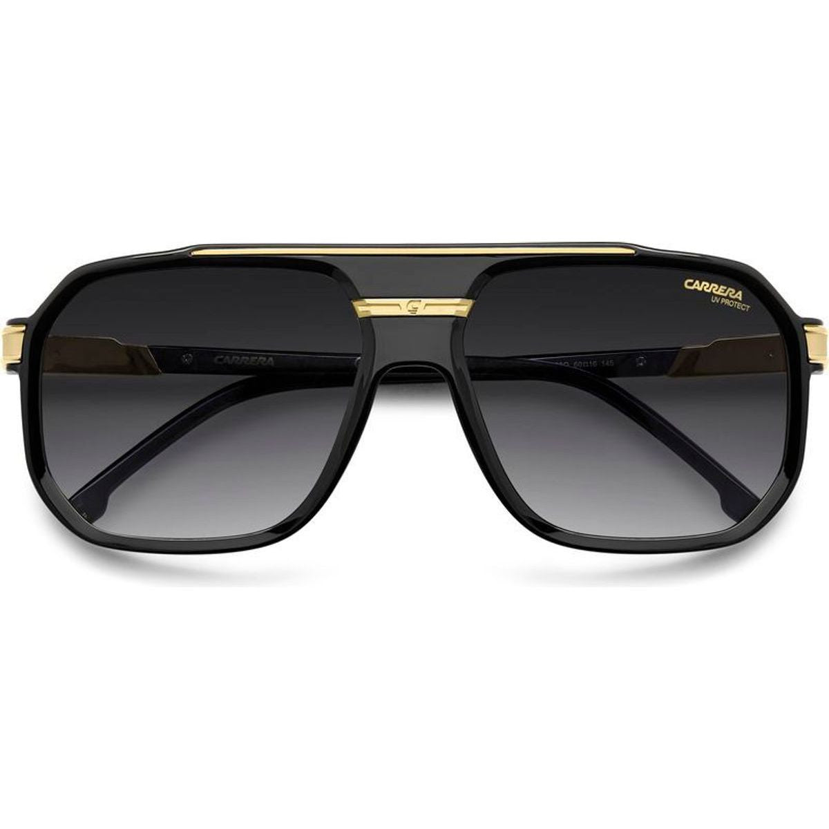 1077/S, Black and Gold/Dark Grey Gradient Lenses