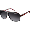 Carrera 27, Black Red Crystal and White/Grey Gradient Lenses