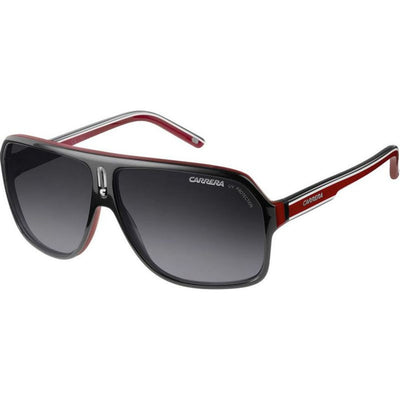 Carrera 27, Black Red Crystal and White/Grey Gradient Lenses