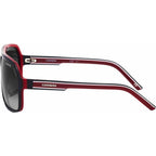 Carrera 27, Black Red Crystal and White/Grey Gradient Lenses