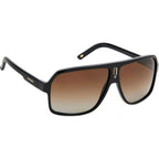 Carrera 27, Shiny Black/Brown Gradient Polarised Lenses