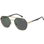 303/S/Pat, Gold Green/Green Grey Gradient Polarised Lenses