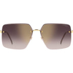 3044/S, Gold and Brown Havana/Burgundy Gold Mirror Gradient Lenses