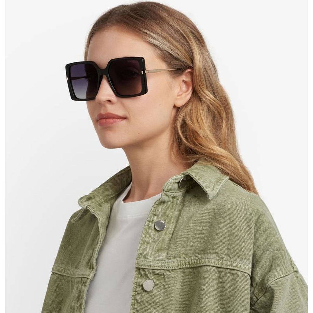 3070/S, Black and Gold/Dark Grey Gradient Lenses