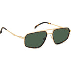 338/S, Gold and Brown Havana/Green Lenses