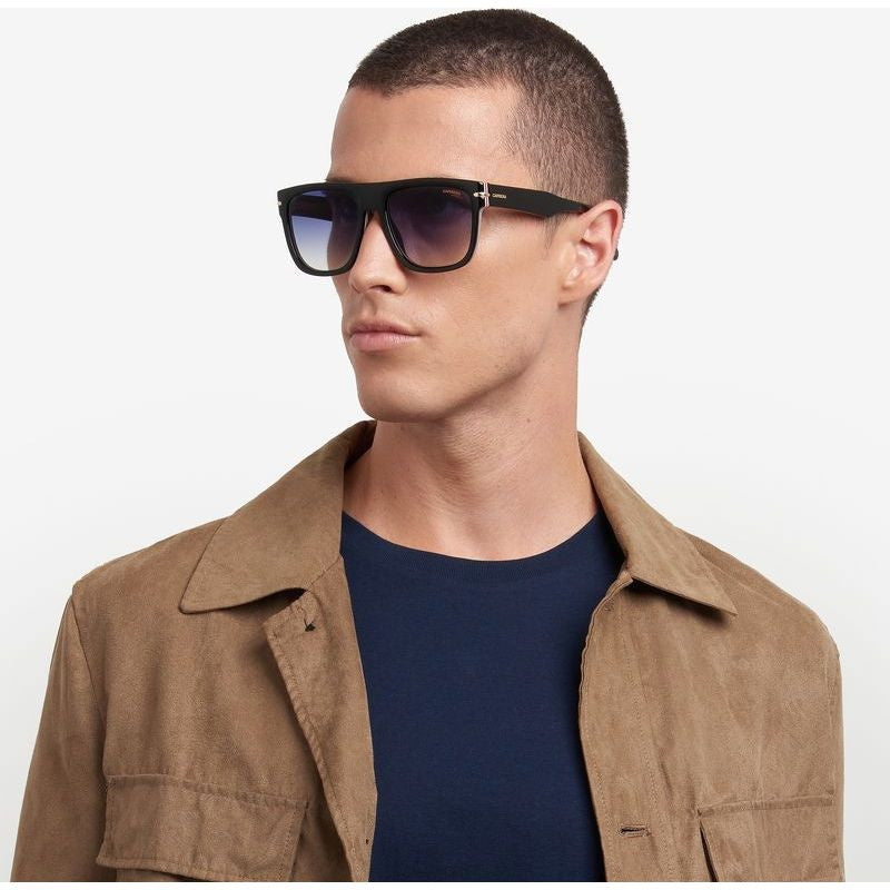 340/S, Black and Gold/Dark Blue Gradient Lenses