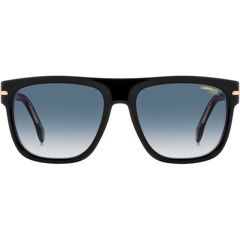 340/S, Black and Gold/Dark Blue Gradient Lenses