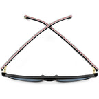 341/S, Black Gold/Blue Gradient Lenses