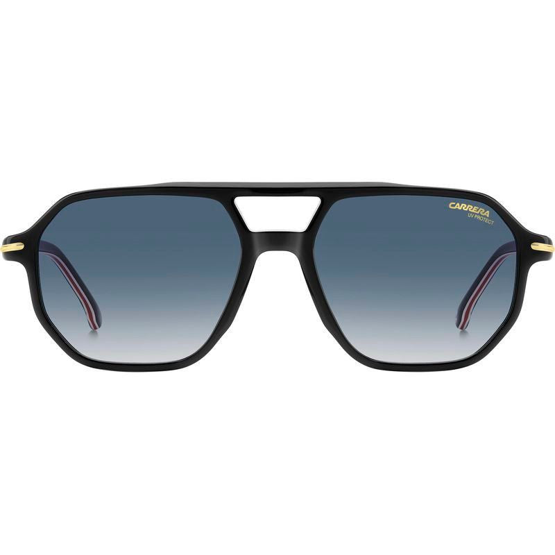 341/S, Black Gold/Blue Gradient Lenses