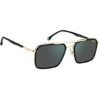 362/S, Black and Gold/Grey Green Mirror Polarised Lenses