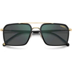 362/S, Black and Gold/Grey Green Mirror Polarised Lenses