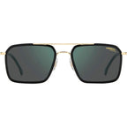 362/S, Black and Gold/Grey Green Mirror Polarised Lenses