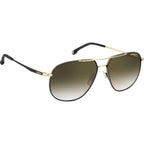 363/S, Gold and Black/Green Gradient Gold Mirror Lenses