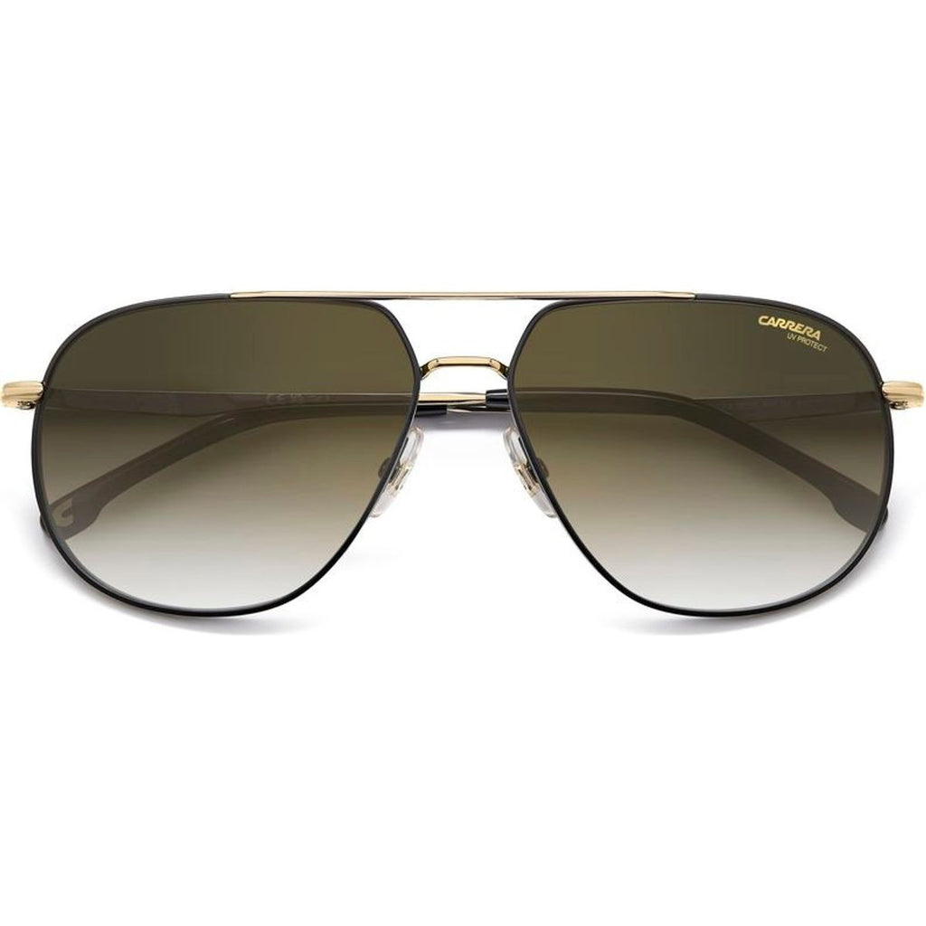 363/S, Gold and Black/Green Gradient Gold Mirror Lenses