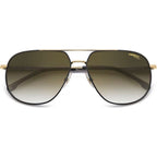 363/S, Gold and Black/Green Gradient Gold Mirror Lenses