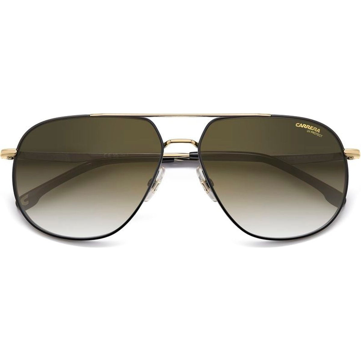 363/S, Gold and Black/Green Gradient Gold Mirror Lenses