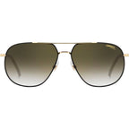 363/S, Gold and Black/Green Gradient Gold Mirror Lenses