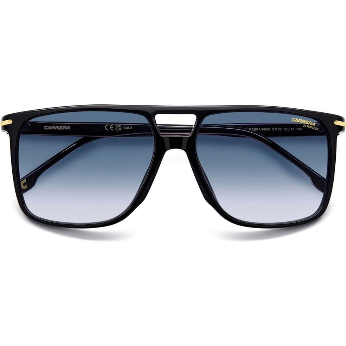 366/S, Black/Dark Blue Gradient Lenses