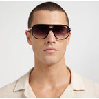 375/S, Black and Red/Dark Grey Gradient Lenses