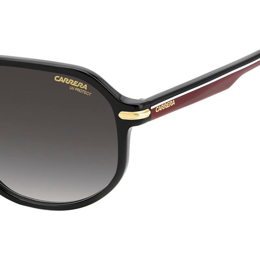 375/S, Black and Red/Dark Grey Gradient Lenses