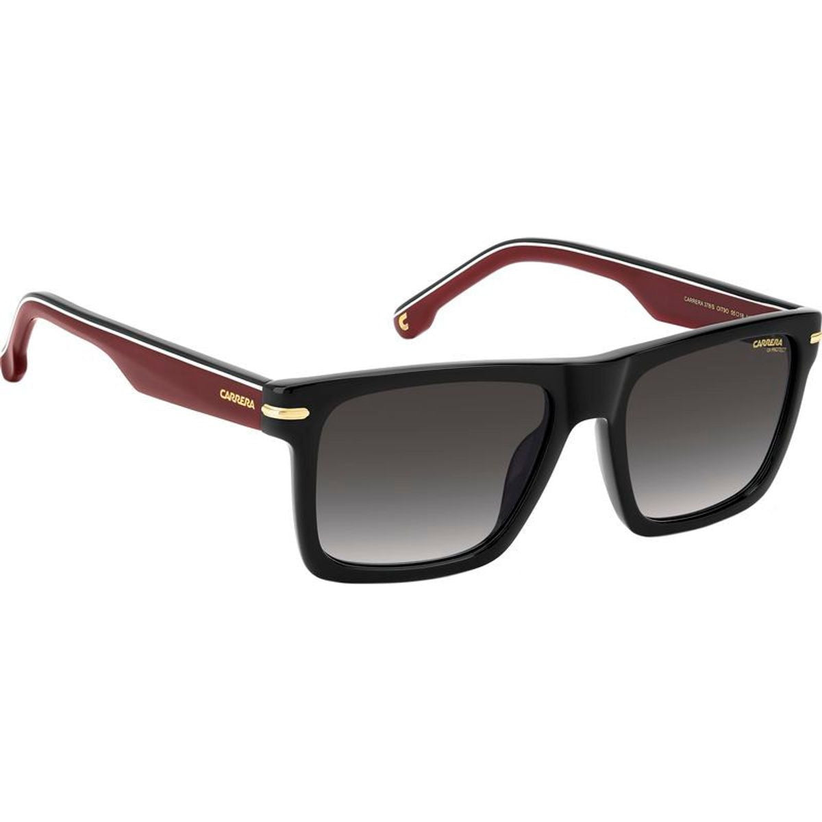 378/S, Black and Red/Dark Grey Gradient Lenses
