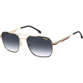 379/S, Gold and Striped Red/Dark Blue Gradient Lenses