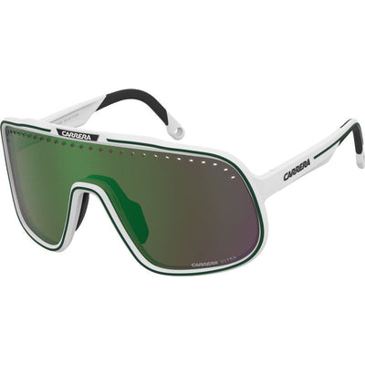 C Sport 02/Pat, White/High Contrast Green Mirror Lenses