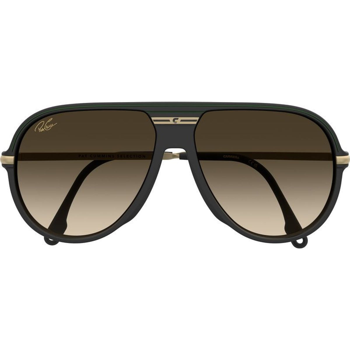 C Sport 06/Pat, Matte Black and Gold/Brown Gradient Polarised Lenses