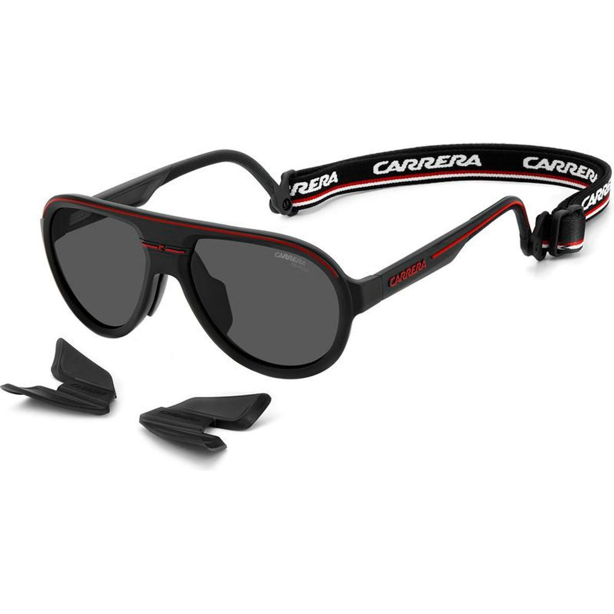 C Sport 09/S/XT, Matte Black and Red/Grey Polarised Lenses