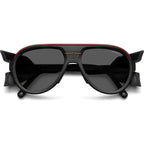 C Sport 09/S/XT, Matte Black and Red/Grey Polarised Lenses